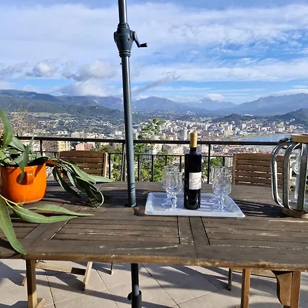 Belvedere D'ajaccio, Entiere Vue Pour 2 A 10 Voyageurs Villa Ajaccio