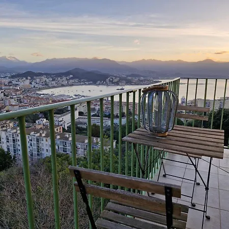 Belvedere D'ajaccio, Entiere Vue Pour 2 A 10 Voyageurs *